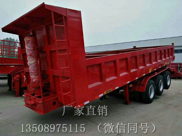 后翻自卸半挂车