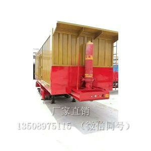 后翻自卸半挂车